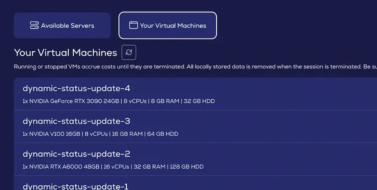 VALDI introduces Real-time GPU Provisioning Updates and Transparent Billing for Enhanced User Experience